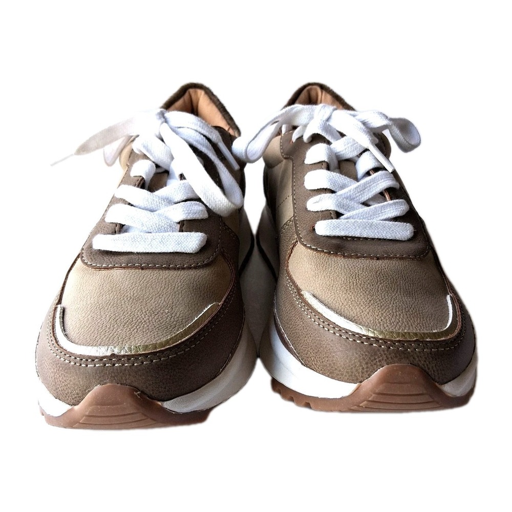 Urban Cowgirl Sneakers Women's 6.5 Faux Leather & Cowhide Casual Shoes YELLOWBOX - Picture 2 of 13